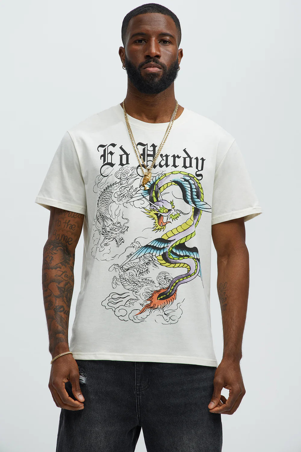 ED HARDY DRAGON TEE