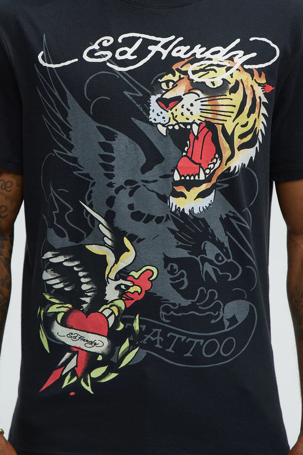 ED HARDY TIGER EAGLE TEE