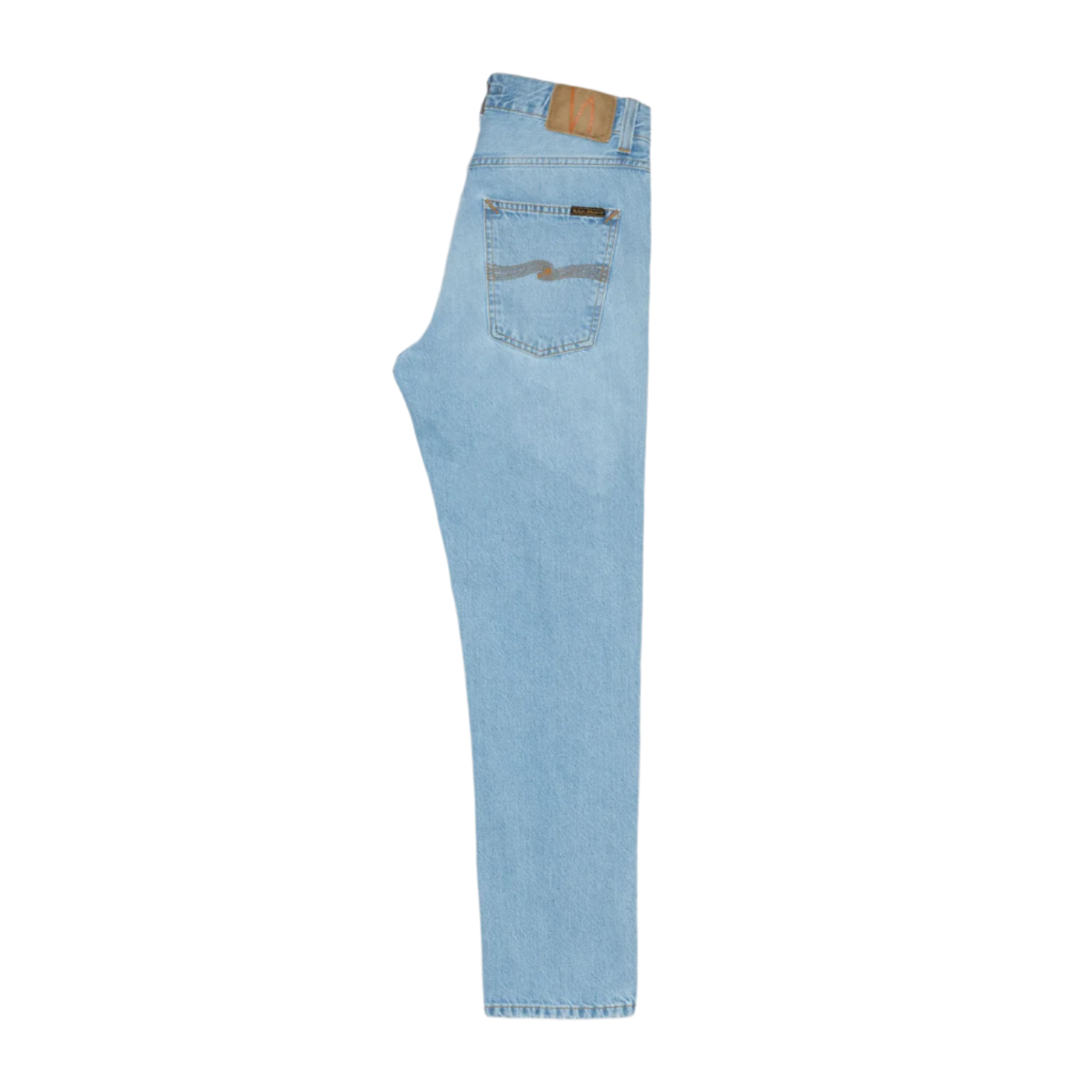 NUDIE JEANS GRITTY JACKSON BLUE TREASURE BRIGHT BLUE DENIM WASH