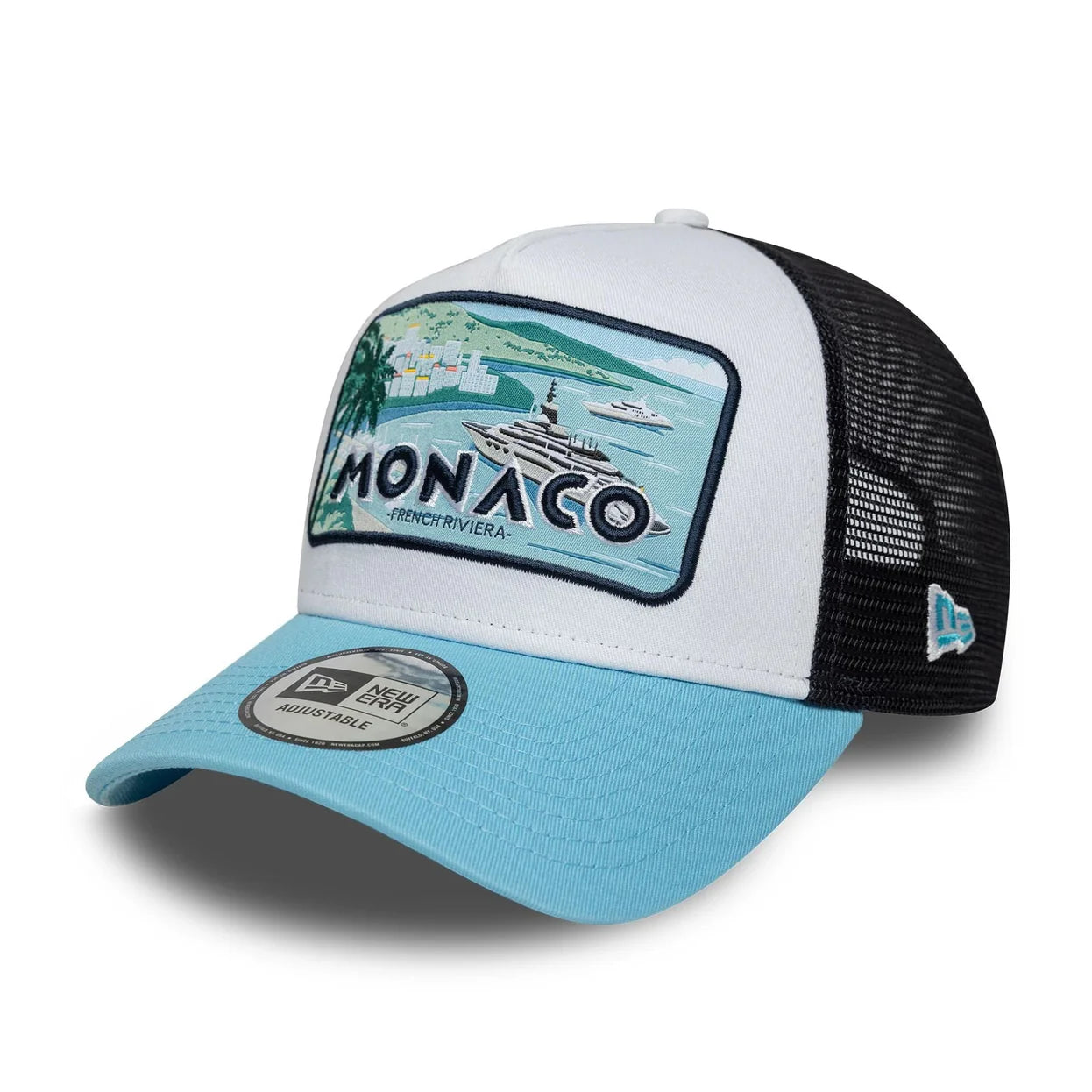 NEW ERA SUMMER TRUCKER CAP MONACO PASTEL BLUE