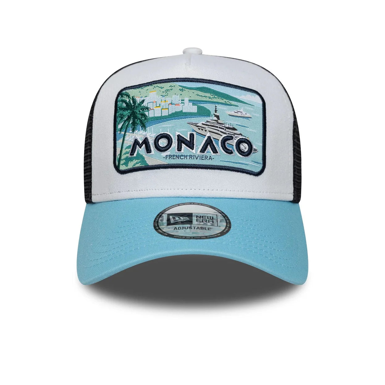 NEW ERA SUMMER TRUCKER CAP MONACO PASTEL BLUE