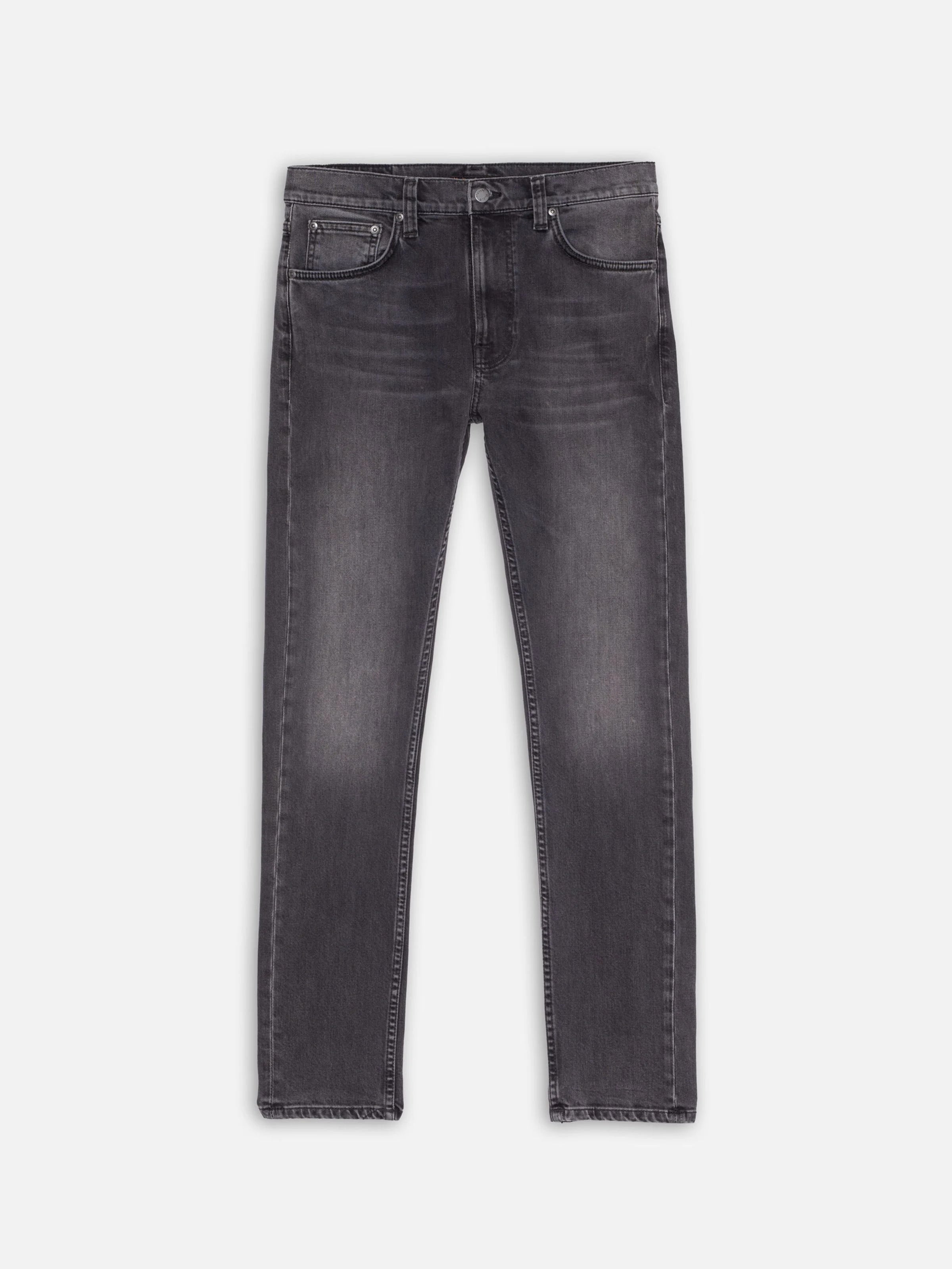 NUDIE JEANS LEAN DEAN BLACKEYES WASHED DENIM