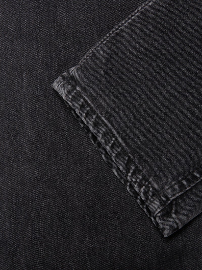 NUDIE JEANS LEAN DEAN BLACKEYES WASHED DENIM