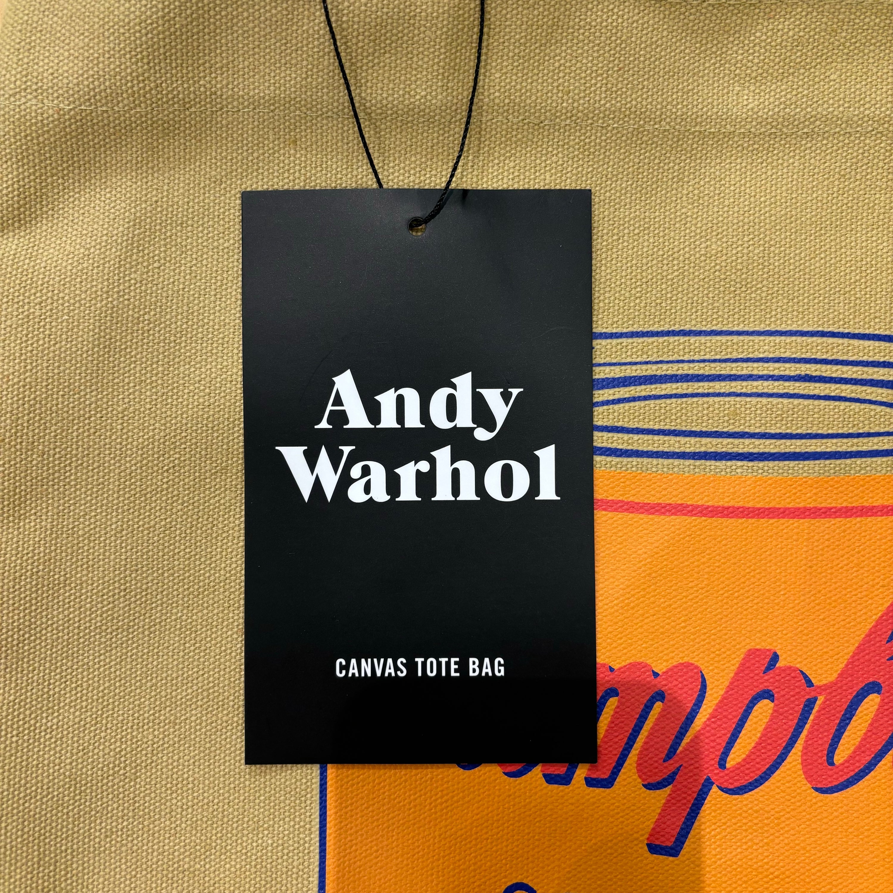 ANDY WARHOL CAMPBELL'S SOUP TOTE BAG