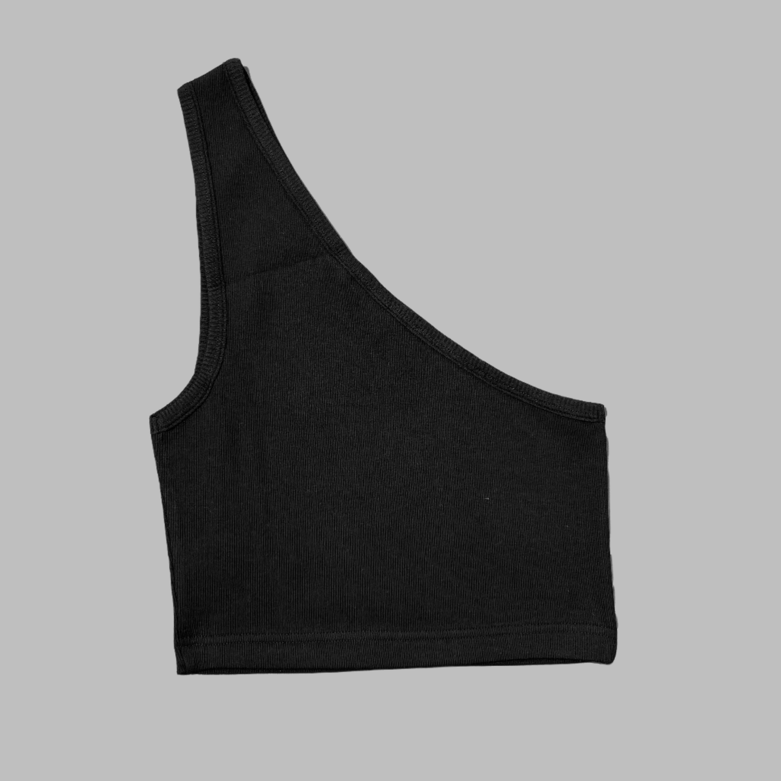 PORTER STATION ONE SHOULDER CROP TANK TOP