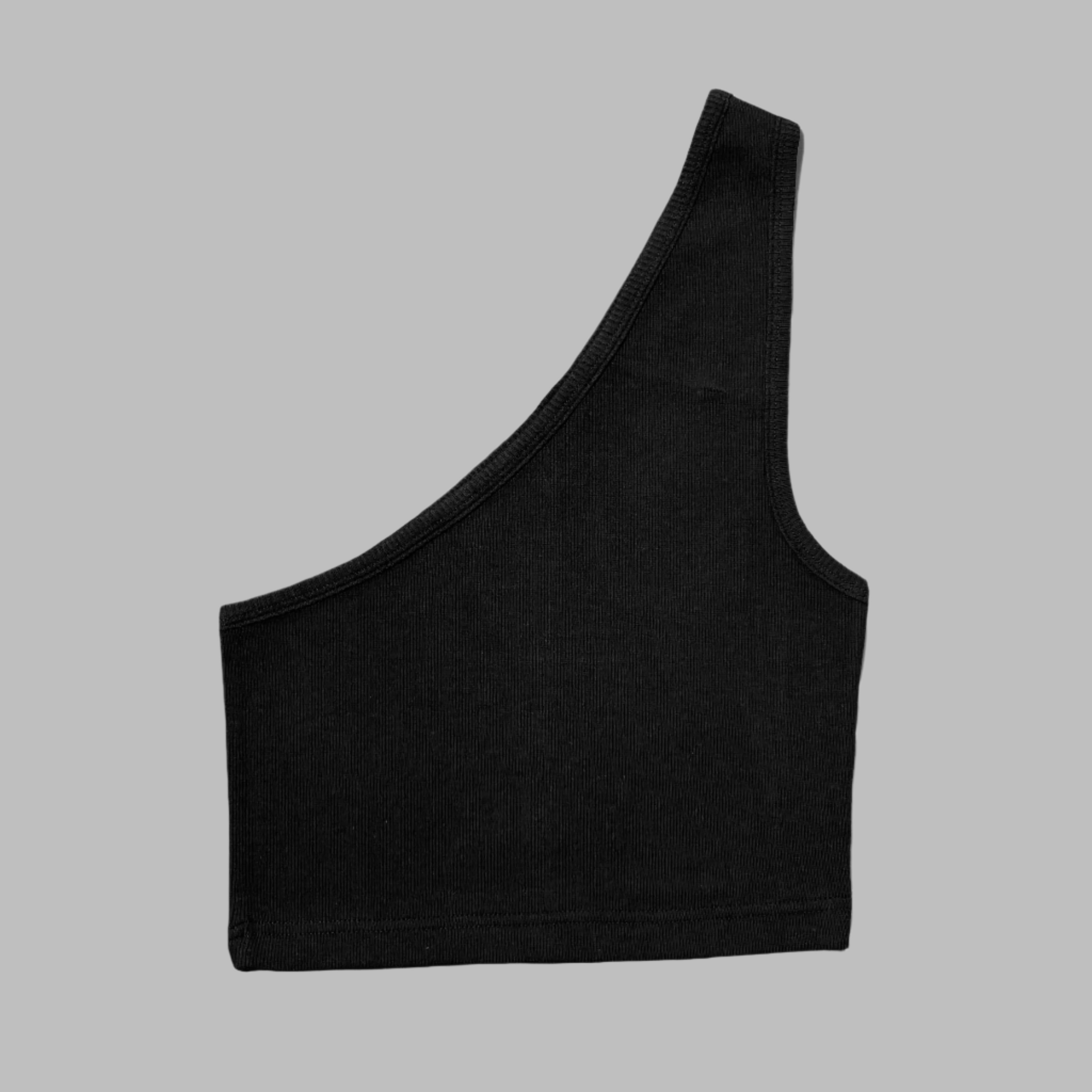 PORTER STATION ONE SHOULDER CROP TANK TOP