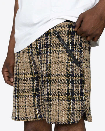 EPTM TWEED PLAID SHORTS